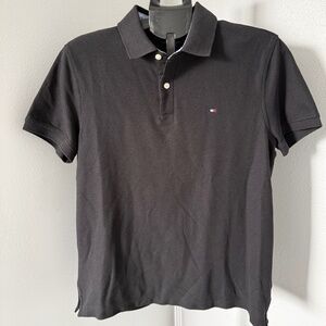 Tommy Hilfiger Men's Polo - Black - Size Medium